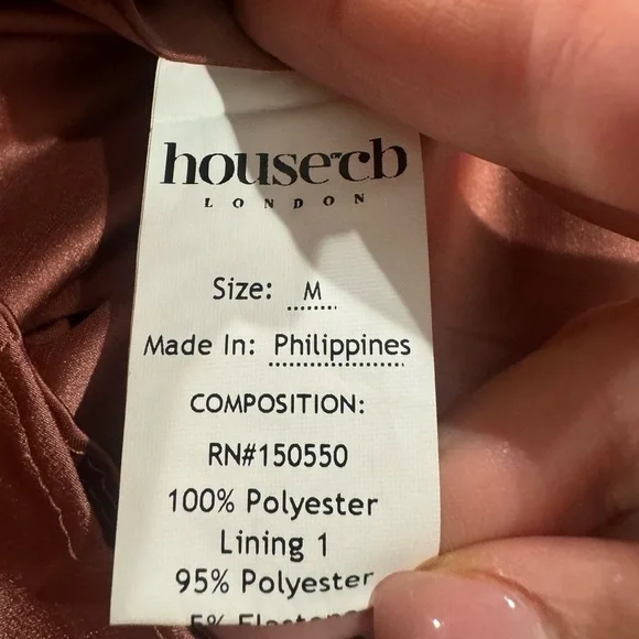 House of CB Myrna Dress Rose M - Picture 10 of 11